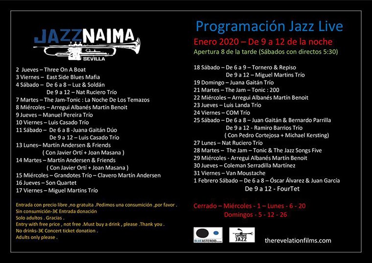 Jazz Naima (Enero, ver programacin)
