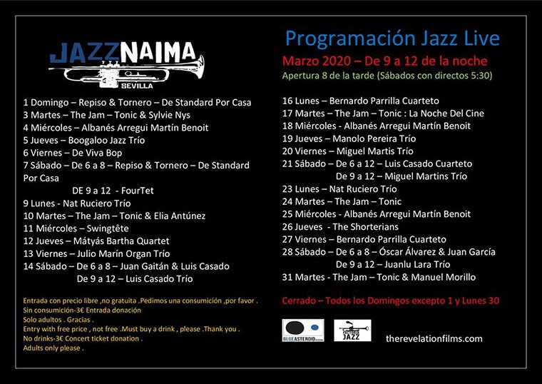 jazz Naima (Marzo, ver progracin)