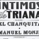 ntimos de Triana. EL CHANQUITA, MANUEL MONGE Y FERNANDO DEL MORAO