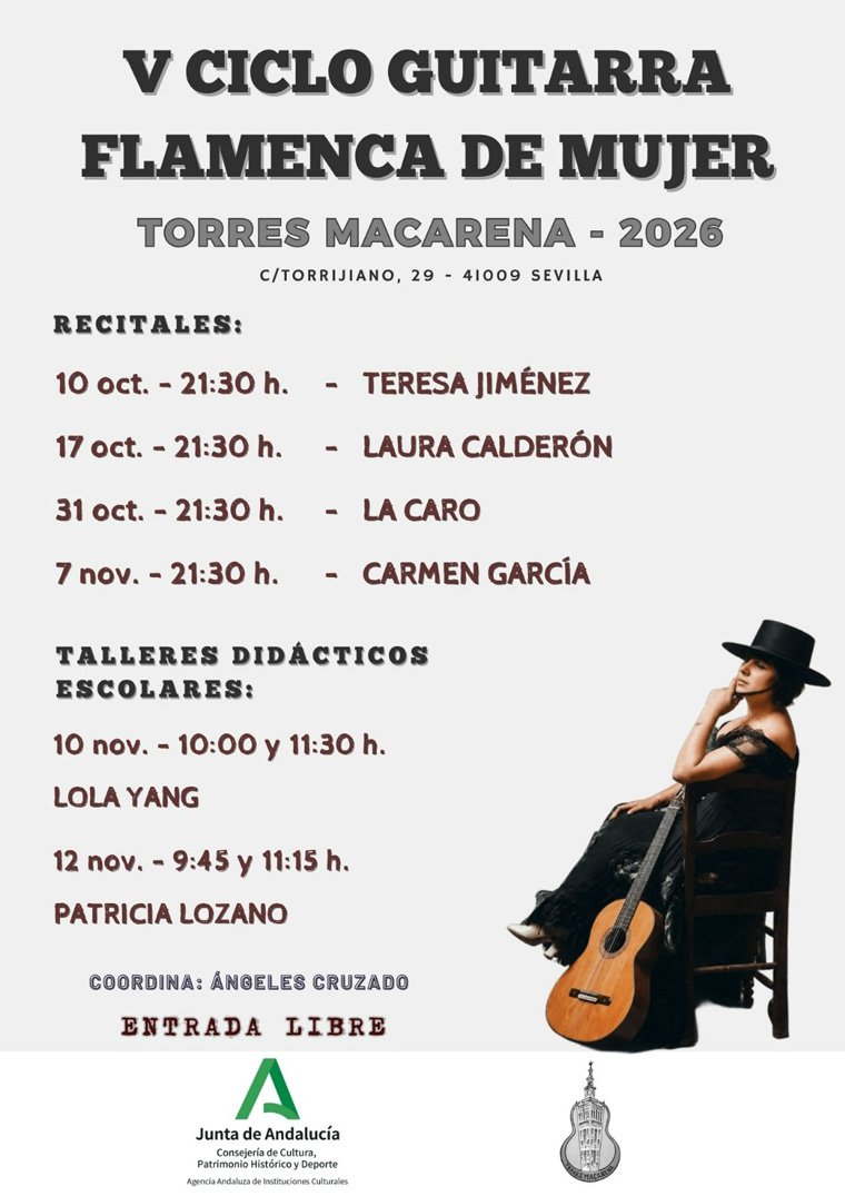 V Ciclo Guitarras Flamenca de Mujer - 2026