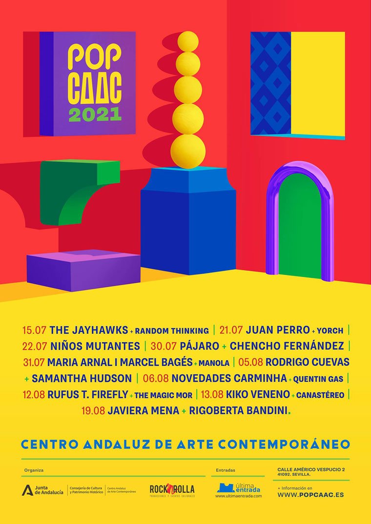 Conciertos de POPCAAC 2021 - Eventos - EscenaenSevilla.es