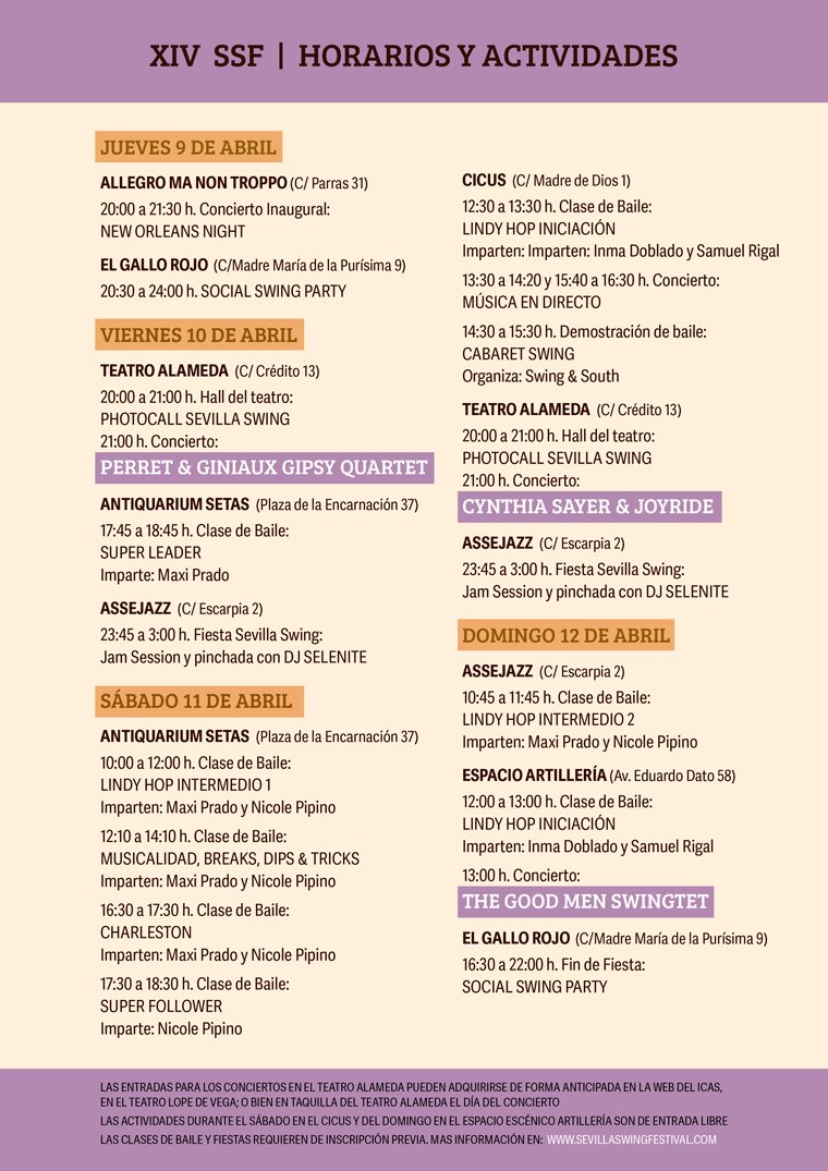 XIV edici�n del Festival Sevilla Swing!
