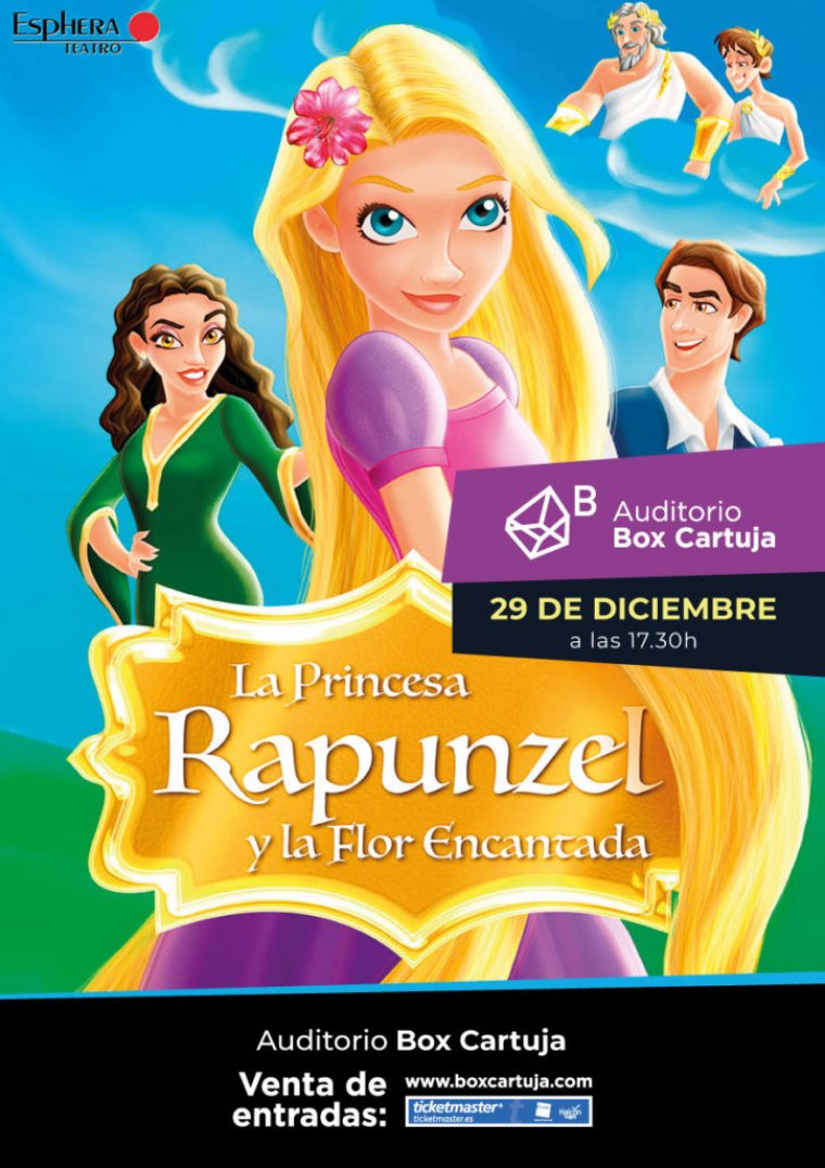 La Princesa Rapunzel y la Flor Encantada por Cía Esphera Teatro en  Auditorio Nissan Cartuja de Sevilla (Granada) 